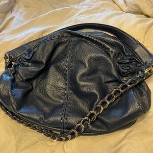 Elegant Black Leather Women's Bag